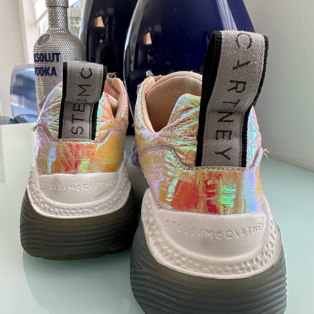 Stella McCartney Iridescent iridescent sneakers woman’s size 6 1/2   - 7 - Picture 3 of 16